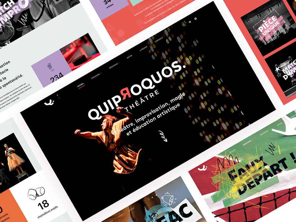 Quiproquos Théâtre – Site Internet